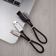 USB3.0 to Type C Cable (Aluminum+PP Yarn) 3A