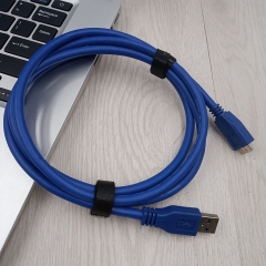 Micro USB 3.0 Cable, Blue, Type A Male to Micro-B Male