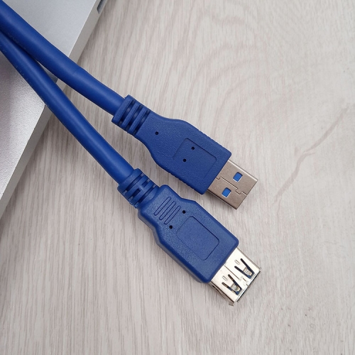 USB 3.0 Cable, Blue, Type A Male / Type A Female