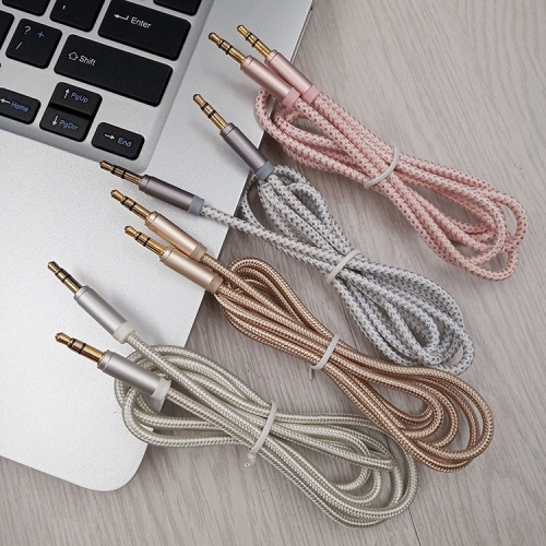 Aux cable ,Aluminum plug PP yarn