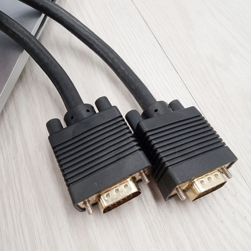 VGA3+6 Cable ,male to male ,with ferrite (Gold)