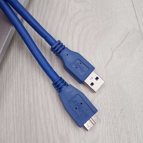 Micro USB 3.0 Cable, Blue, Type A Male to Micro-B Male