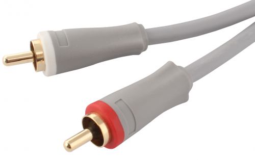 2RCA To 2RCA Cable Double molding （Double braiding)