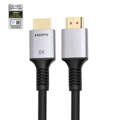 Certified HDMI2.1 Cable 48gbps 8k60hz (Aluminum connector) 48gbps-Middle end