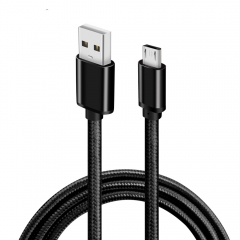 Micro to USB2.0 A/M Nylon（black）