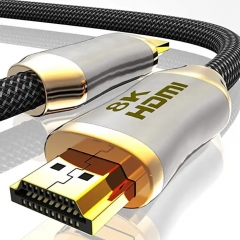 Certified HDMI2.1 Cable 48gbps 8k60hz (Zinc alloy ) 48gbps-High end