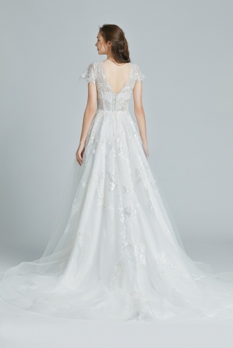 9212 - Free shipping Wedding Dress Evening Dress Beading Lace