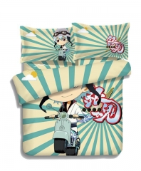 Gintoki Sakata - 4pcs Anime Printed Bedding Sets