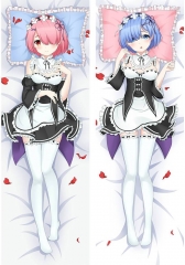 Re Zero - RAM & REM Dakimakura Body Pillow Case