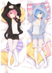 Re:Zero RAM & REM - Custom Dakimakura Body Pillow Re Zero