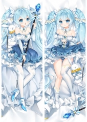 Snow Miku - Dakimakura Pillow Covers Free Shipping and Fast Deliver
