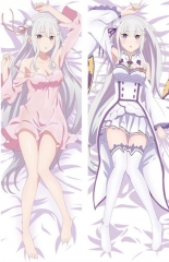 Re:Zero Emilia - Anime Dakimakura Hugging Body Pillow Cover Re Zero