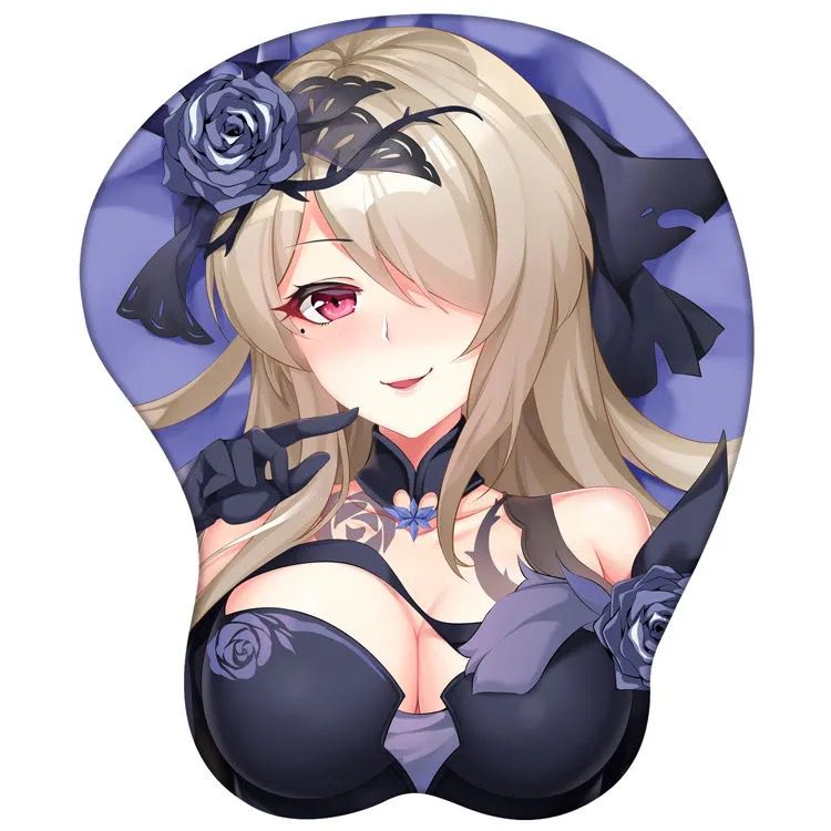 Rita Rossweisse Anime Boob Mouse Pad