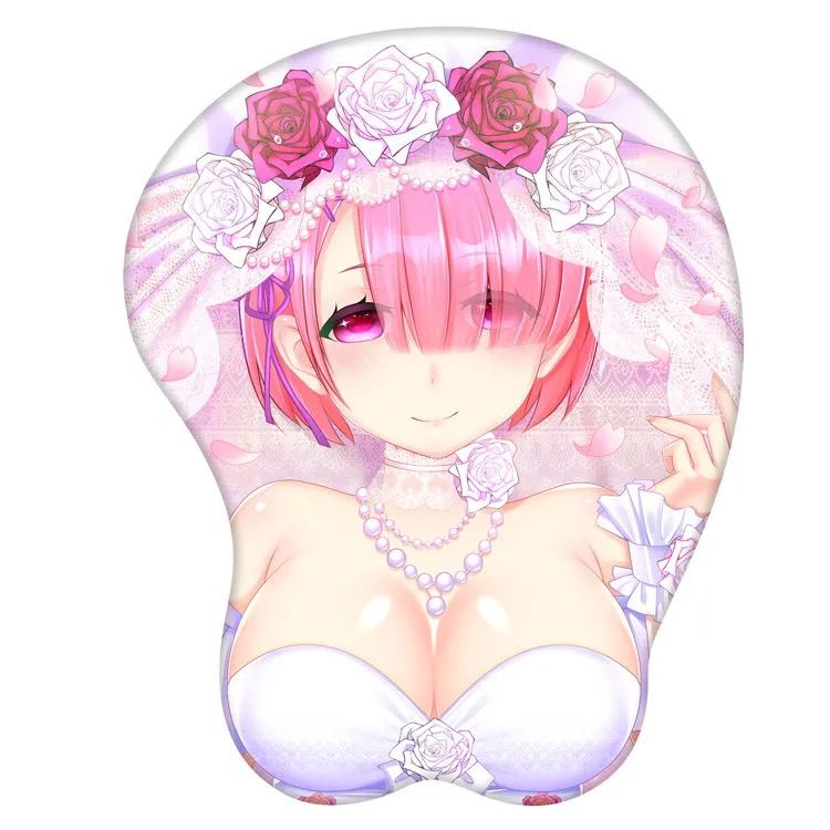 Re Zero Ram 3D Mouse Pad