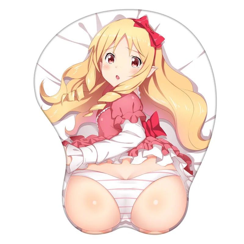 Rokuaka Sistine Fibe Anime Oppai Mouse Pad