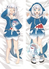 Hololive Virtual Gawr Gura Anime Dakimakua Pillow Case