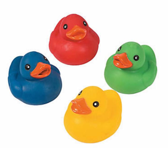 Neon Rubber Ducks