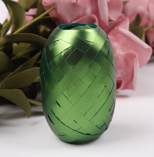 Poly Curling Ribbons Metallic Oliver-green 5mmx10m