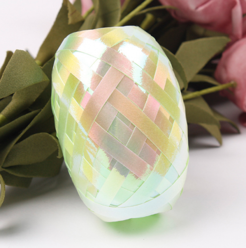 Iridescent Poly Curling Ribbons - White 5mmx10m