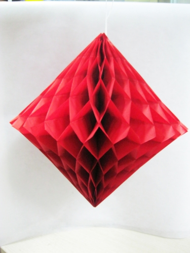 Diamond Hanging Honeycombs 12"