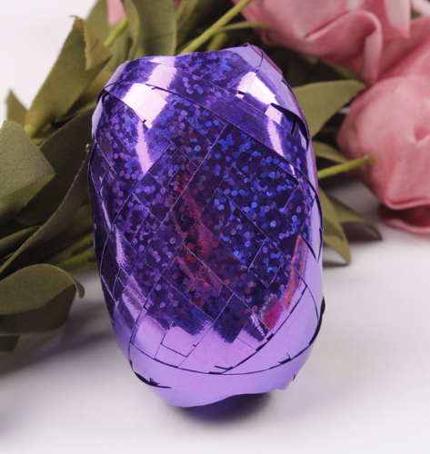 Holographic Curling Ribbons - PURPLE 5mmx10m
