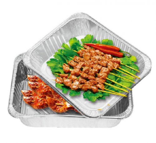 Foil Baking Pan 21x20x2.3cm