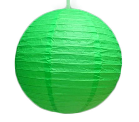 Green Hanging Paper Lanterns party decoration 12"
