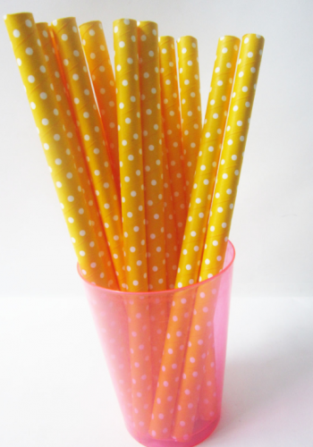 Paper Straws for milk 7.75"