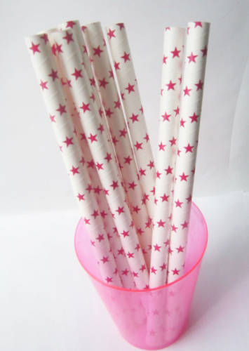 Paper Straws for milk 7.75"