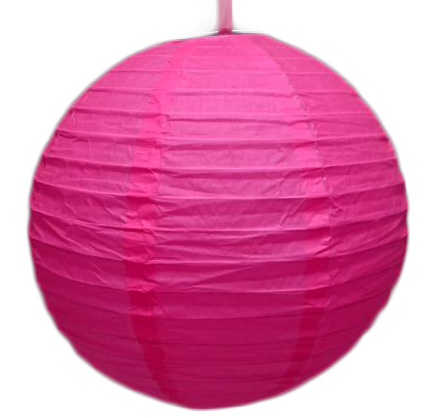 Pink Hanging Paper Lanterns party/wedding decoration 12"