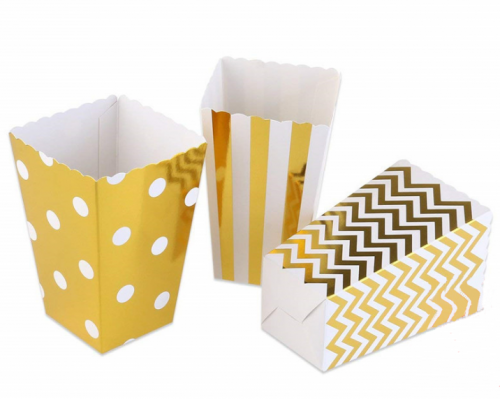 Foil Popcorn Boxes 4.5"