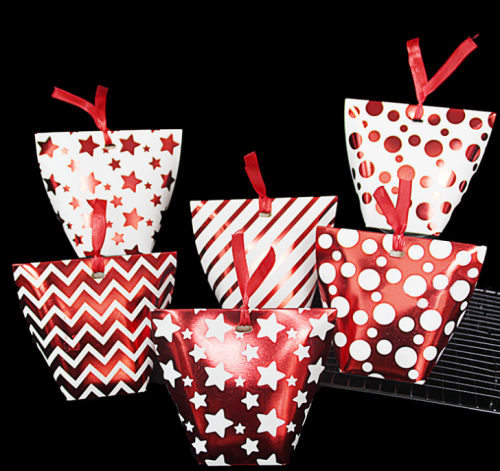 Foil Candy Favor Boxes 9.5x9.5cm