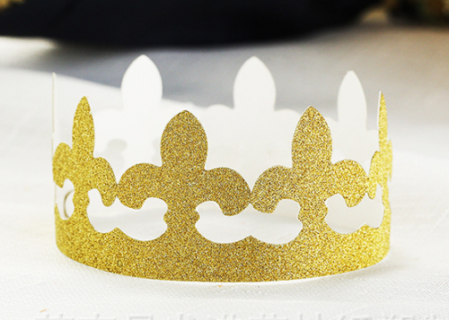 Film Glittered Party Crowns 20x9cm