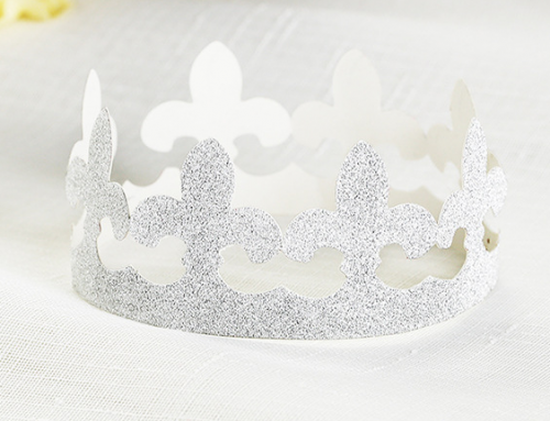 Film Glittered Party Crowns 20x9cm