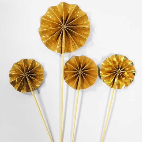 Paper Fan Picks 6cm & 4cm