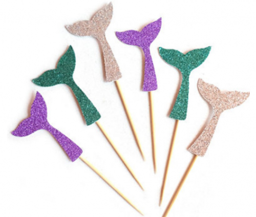 Mermaid Party Picks 3"