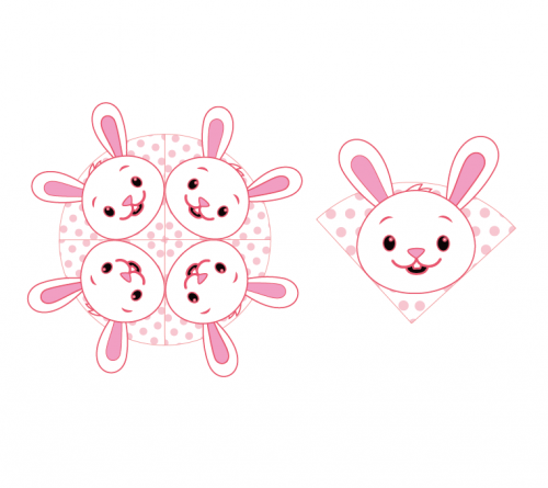 Bunny Napkins 33cmx33cm (2ply)