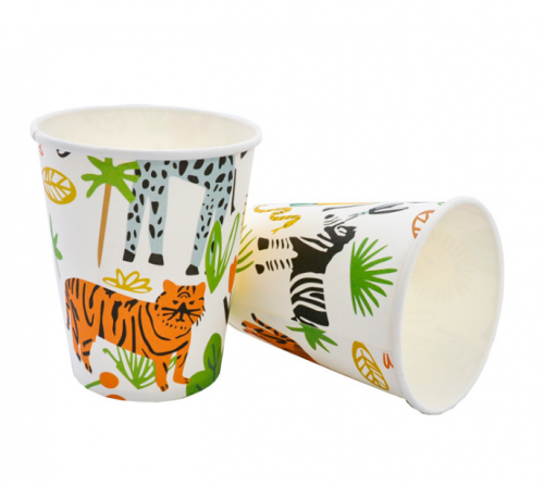 Zoo Animal Paper Cups 9oz
