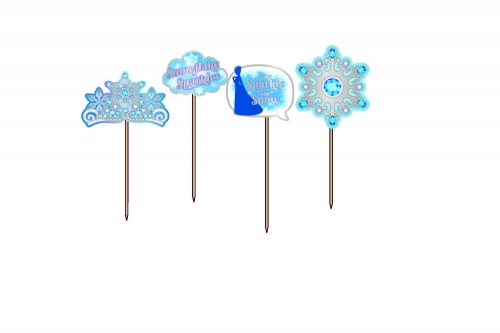 Sparkle Party Picks 3"