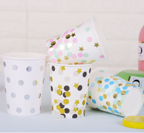 Foil Printed Paper Cups 9oz