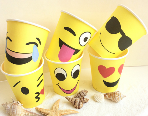 Emoji Paper Cups 9oz