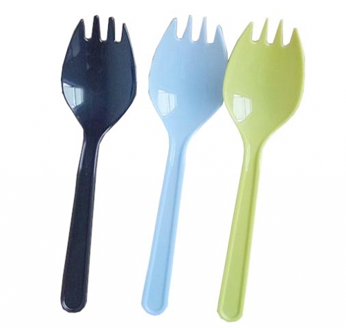 Plastic Party Fork Spoons 6.7"