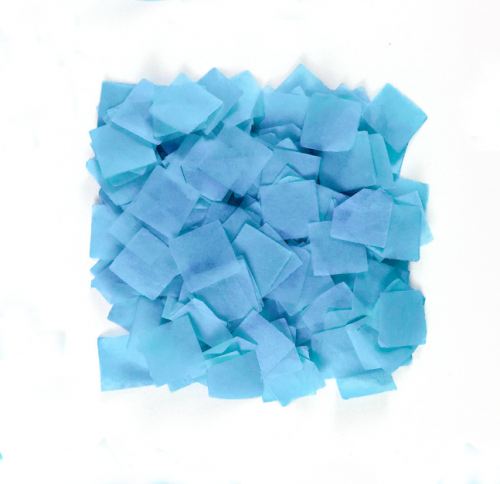 Blue Square Paper Confetti 2cm