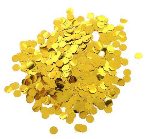 Solid Metallic Foil Confetti