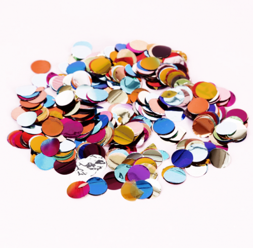 Metallic Foil Confetti Assortment 1.5cm
