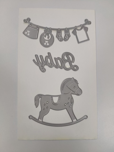 Baby Shower Cutting Dies 11.5x19cm