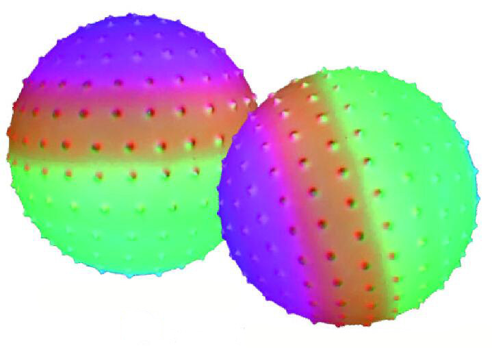 Rainbow Spiky Balls