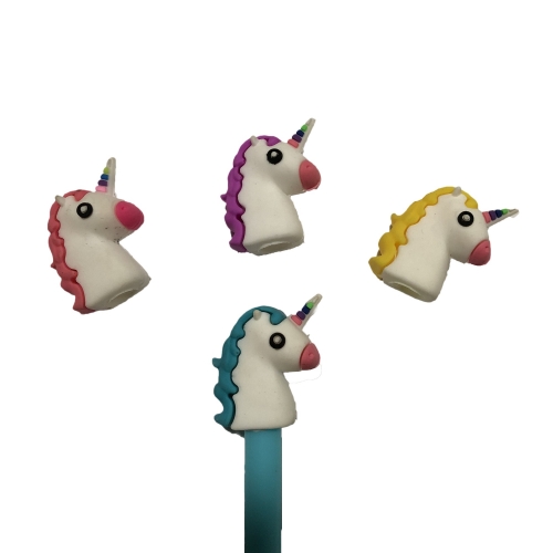 Unicorn Pencil Toppers 1.5"