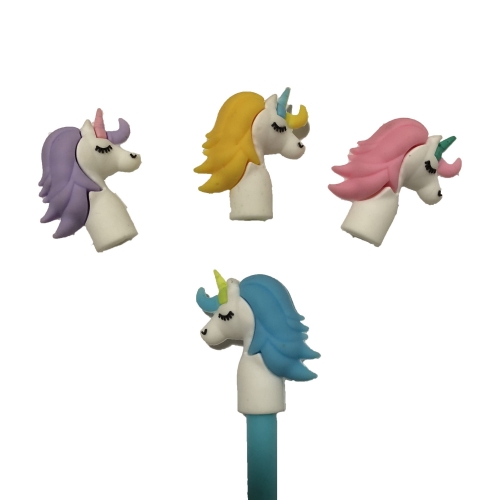 Unicorn Pencil Toppers 1.5"