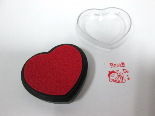 Heart Ink Pads 2"